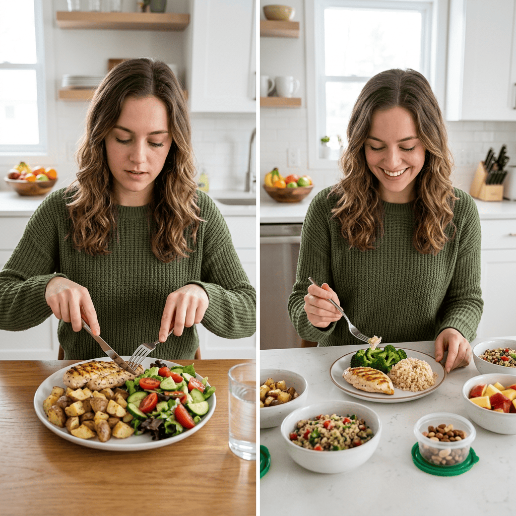 IS IT BETTER TO EAT SEVERAL SMALL MEALS OR FEWER LARGER ONES ?